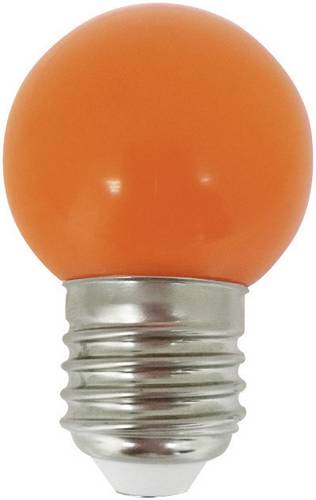 LightMe LM85255 LED EEK G (A - G) E27 Tropfenform 1 W Orange (Ø x L) 45 mm x 69 mm 1 St.