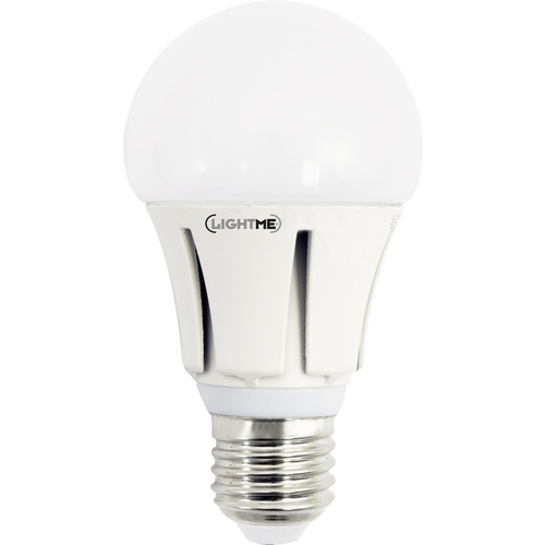 LightMe LM85109 LED EEK F (A - G) E27 Glühlampenform 8.8 W = 60 W Tageslichtweiß (Ø x L) 60 mm x 1