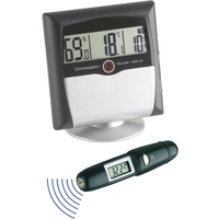 TFA Dostmann MS-10 Luftfeuchtemessgerät (Hygrometer) 1% rF 99% rF Set Hygrometer + Infrarot - Thermometer TFA Dostmann MS-10 Luftfeuchtemessgerät (Hygrometer) 1% rF 99% rF Set Hygrometer + Infrarot - Thermometer