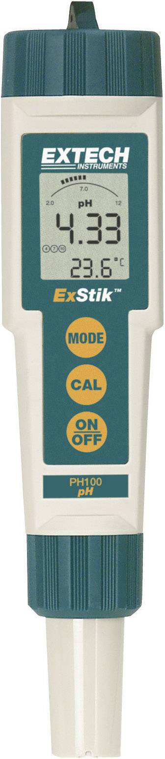 Extech pH-Messgerät PH100 pH-Wert 0 - 14 pH kalibriert Werksstandard (ohne Zertifikat)