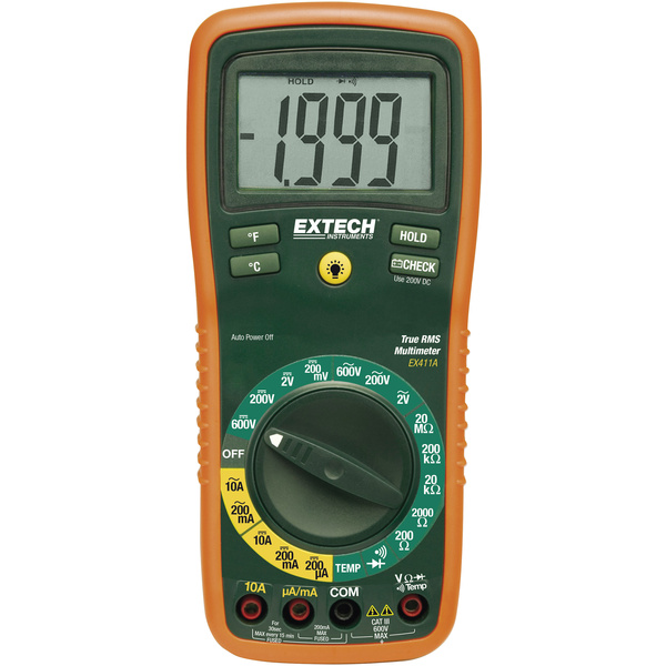 Extech EX411 Hand-Multimeter digital CAT III 600 V Anzeige (Counts): 2000