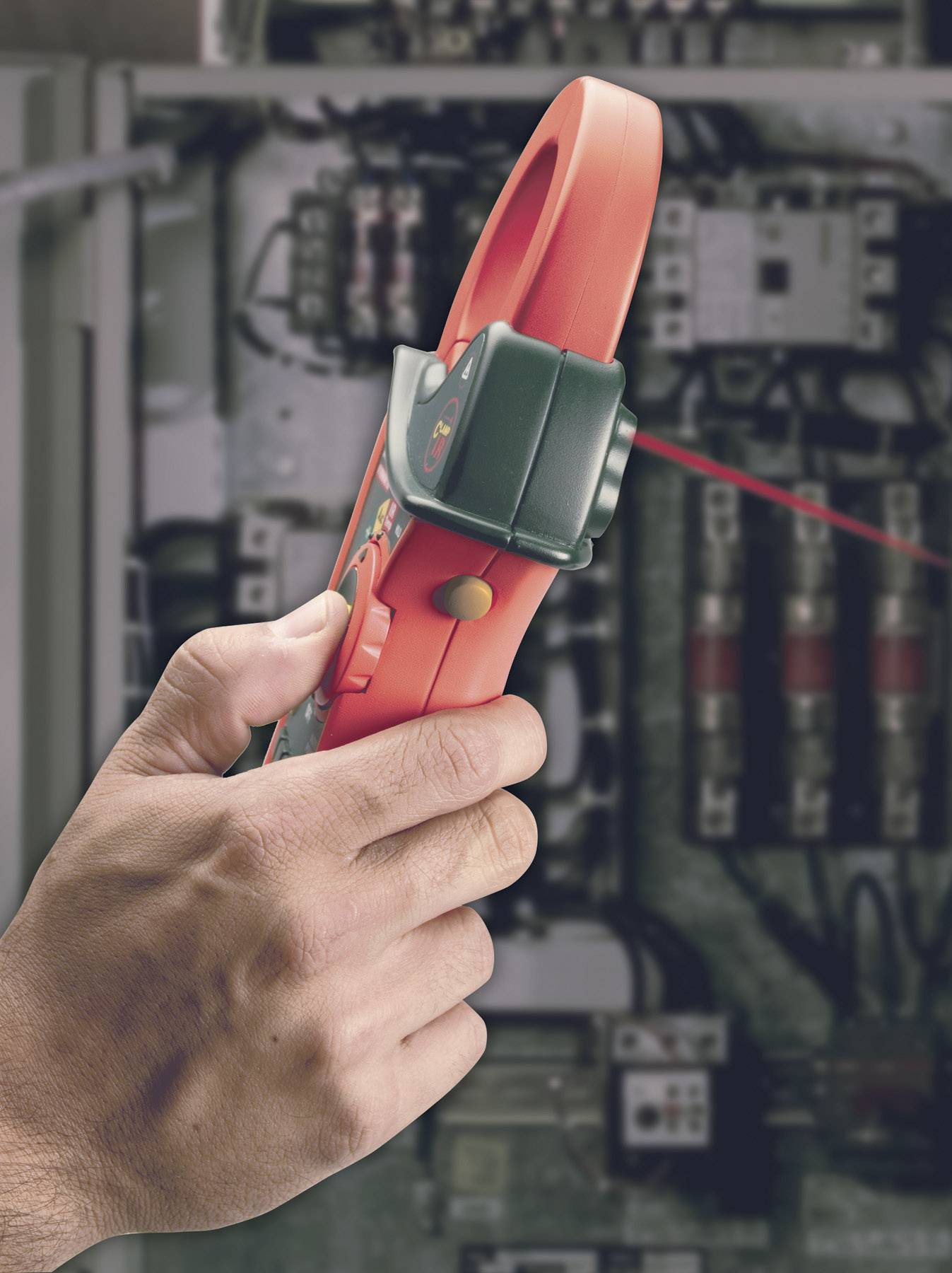 Extech EX830 Stromzange, Hand-Multimeter digital IR-Thermometer CAT III 600V Anzeige (Counts): 4000