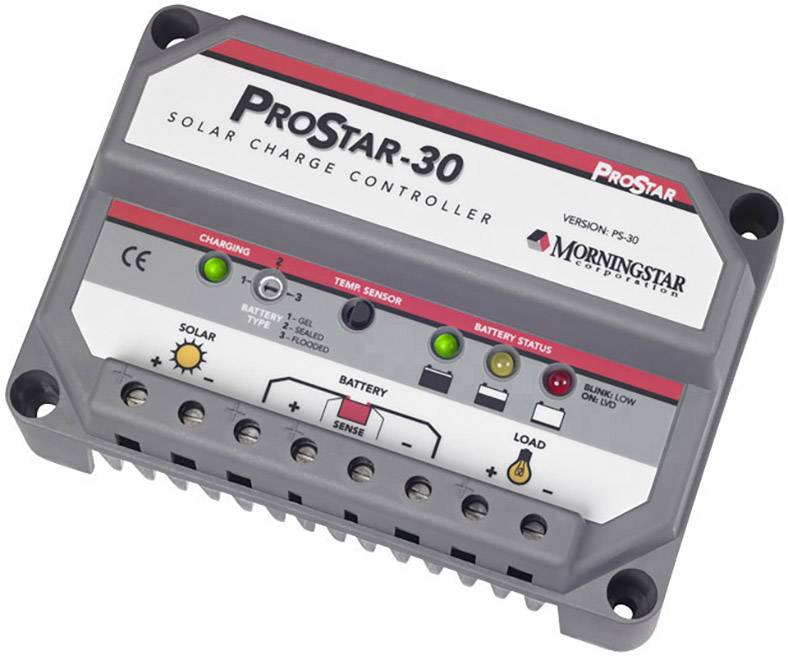 Morningstar ProStar PS-30M Laderegler PWM 12 V, 24V 30A