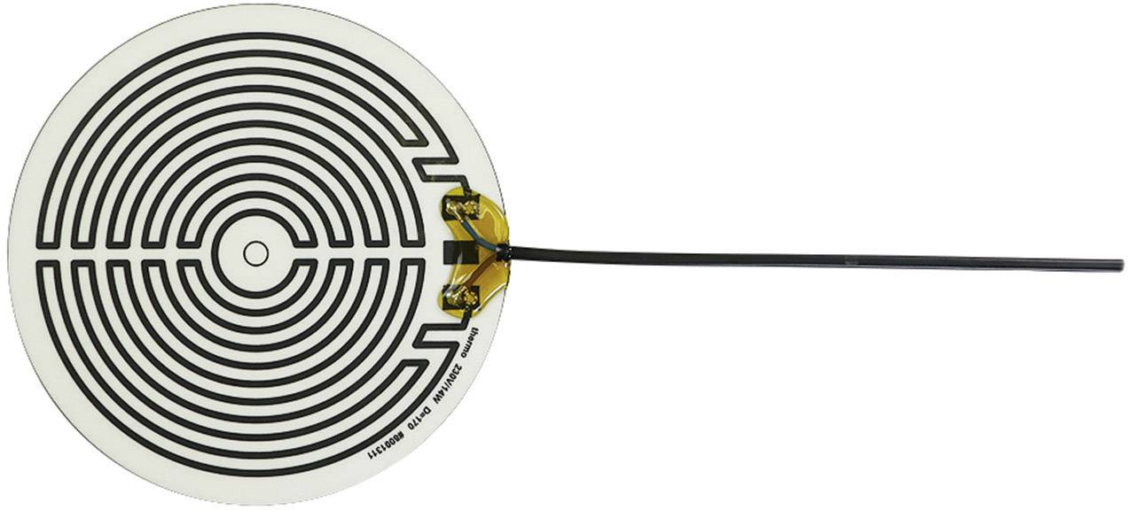 Thermo TECH Polyester Heizfolie selbstklebend 230 V/AC 14W Schutzart IPX4 (Ø) 170mm