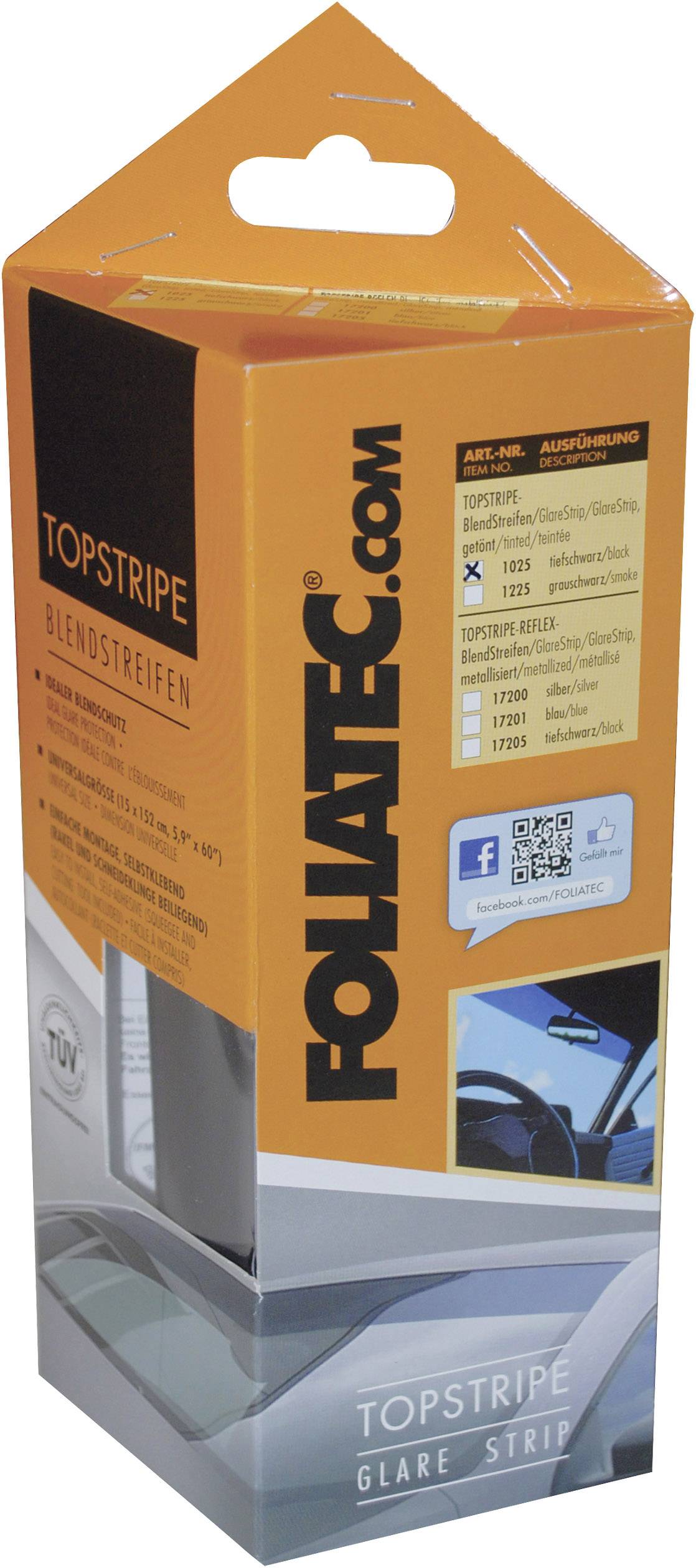 Foliatec 1025 Blendstreifen selbstklebend 15 x 152 cm