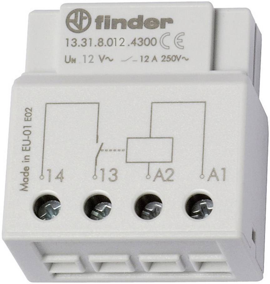 Finder Schaltrelais Unterputz 13.31.8.012.4300 1 Schließer 12 V/AC 12 A 1 St.
