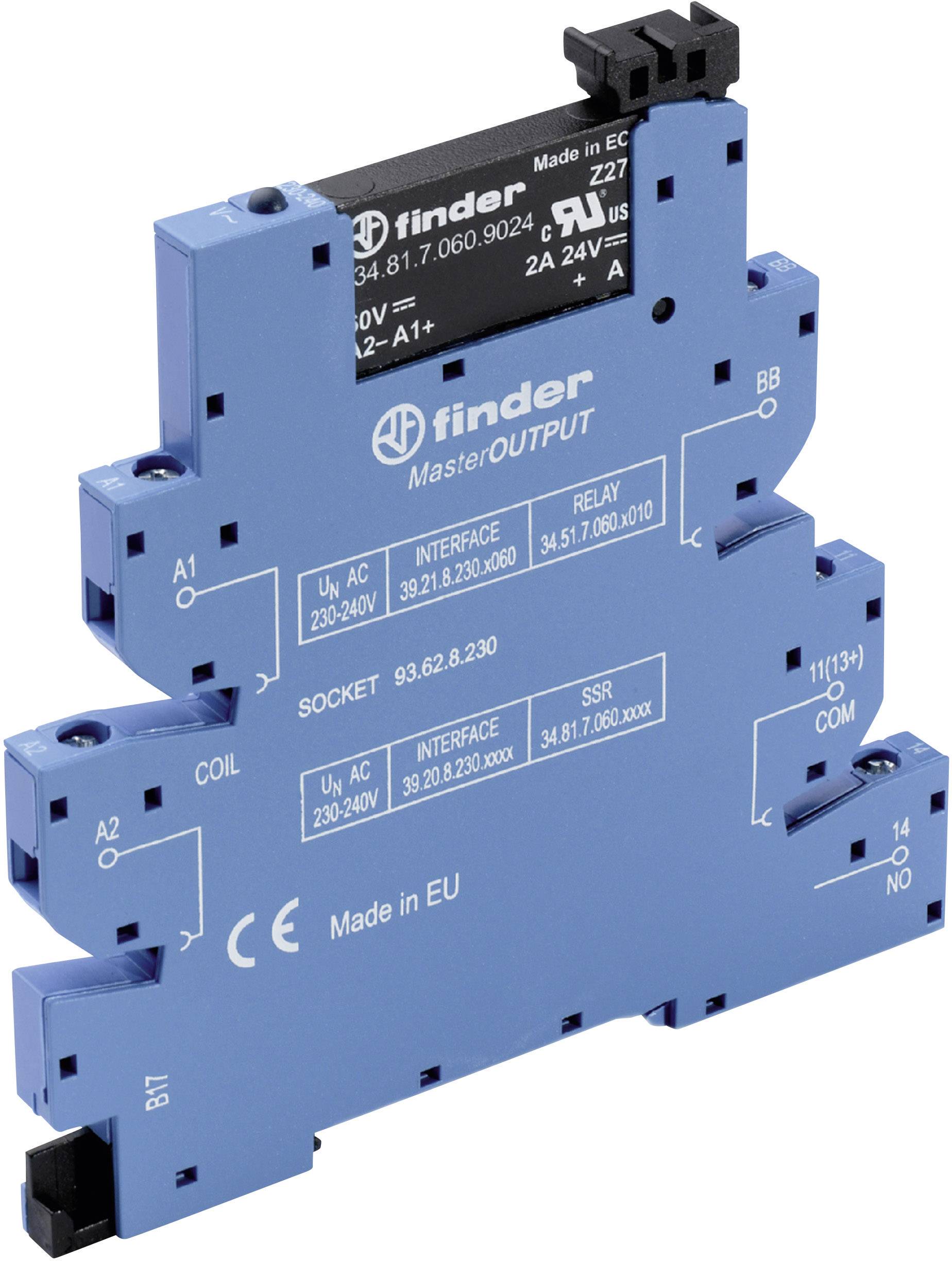 Finder Halbleiterrelais 39.20.8.230.8240 2 A Schaltspannung (max.): 230 V/AC