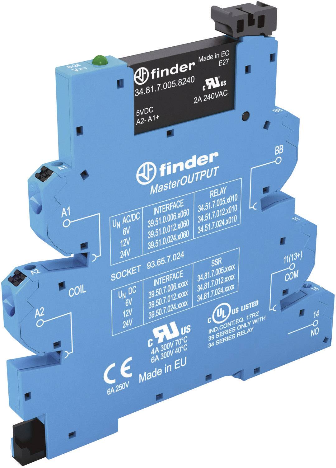 Finder Halbleiterrelais 39.50.8.230.9024 2A Schaltspannung (max.): 24 V/DC 1St.