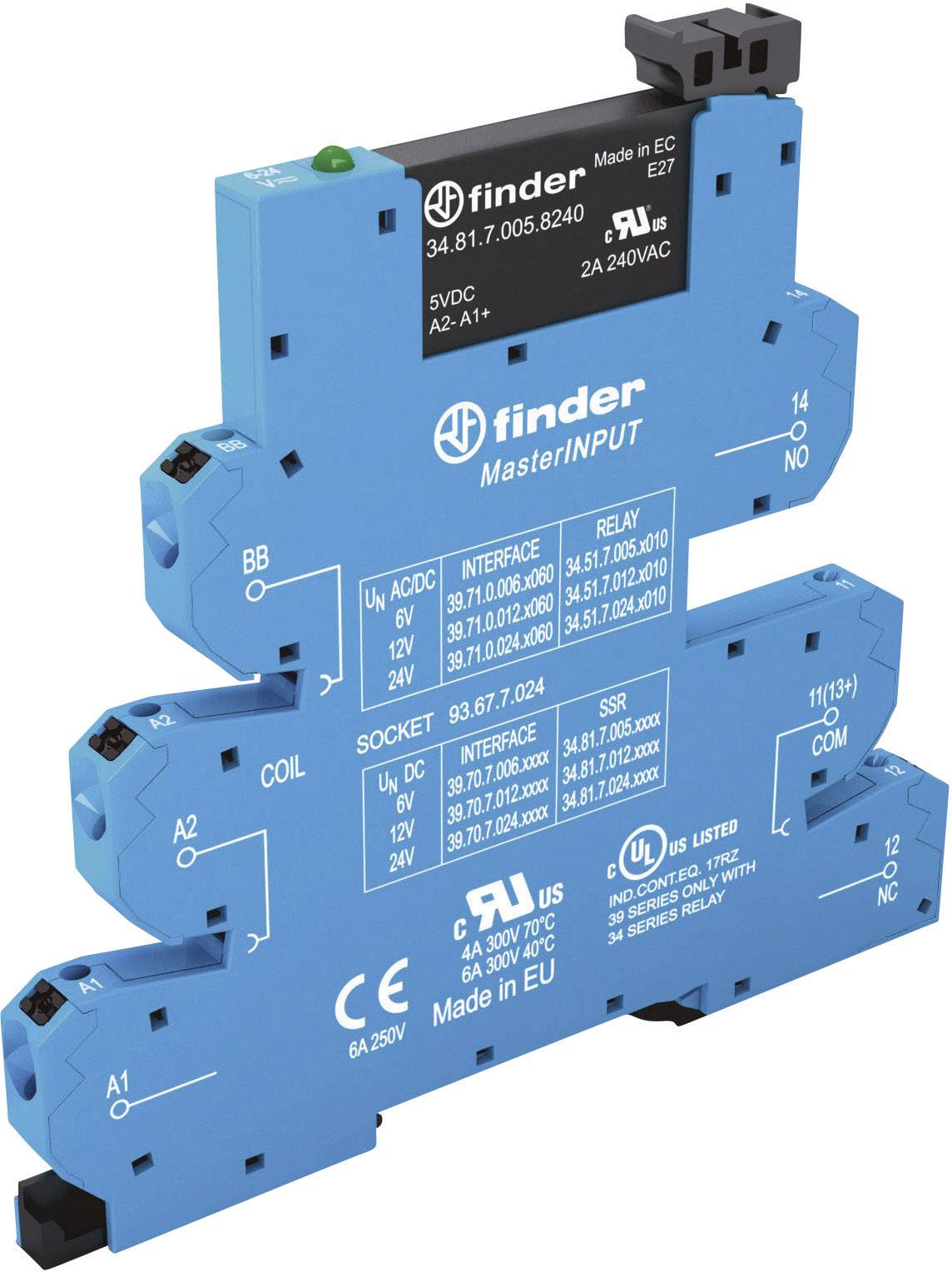 Finder Halbleiterrelais 39.70.8.230.9024-10 2A Schaltspannung (max.): 24 V/DC