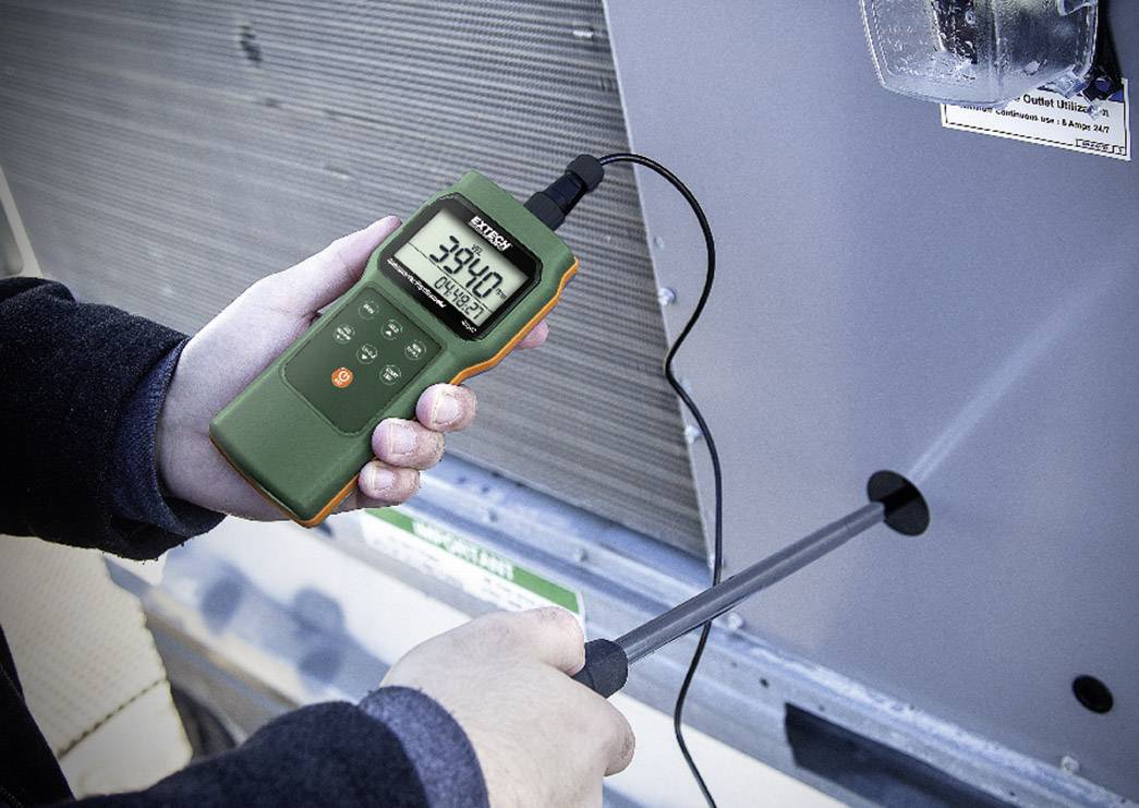 Extech AN340 Anemometer 0.5 bis 20 m/s Externer Sensor