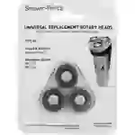 ScanPart für Philips HQ8, HQ9, HQ177 und Remington RR-330C, RR-350C Scherkopf Schwarz 1 Set ScanPart für Philips HQ8, HQ9, HQ177 und Remington RR-330C, RR-350C Scherkopf Schwarz 1 Set