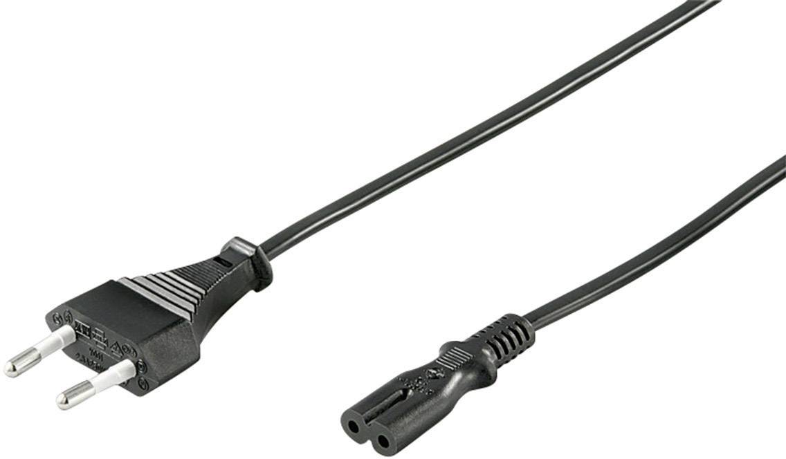 Goobay 51322 Strom Netzkabel Schwarz 1.80 m