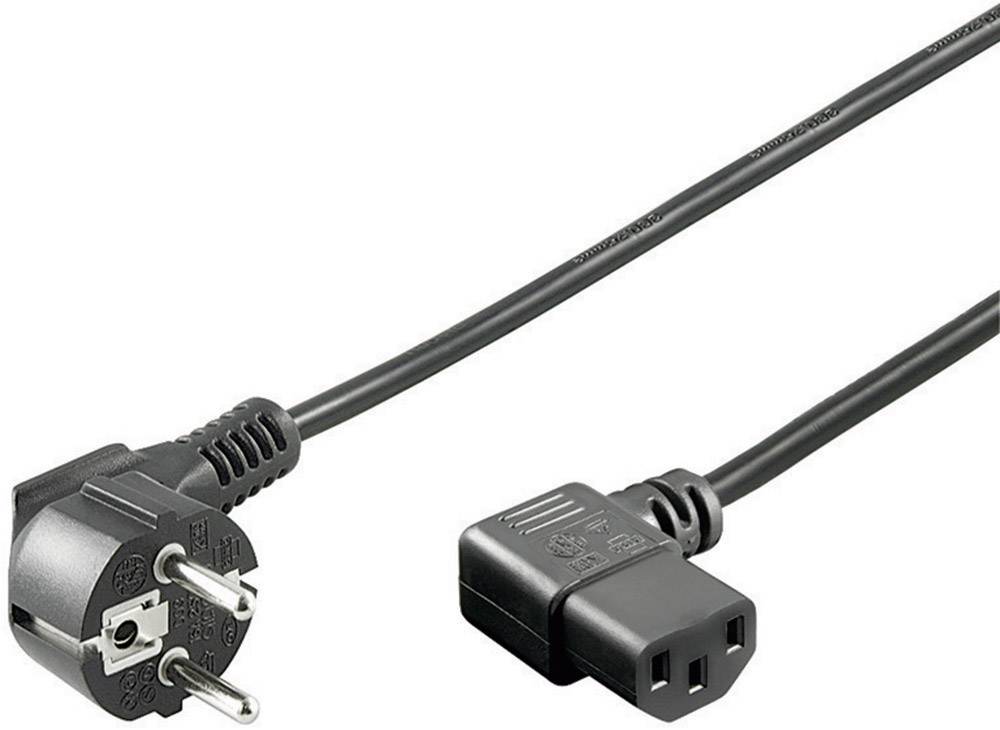 Goobay 96032 Kaltgeräte Anschlusskabel Schwarz 3.00 m