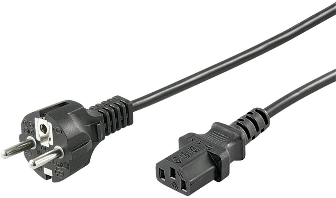 Goobay 96037 Kaltgeräte Anschlusskabel Schwarz 5.00 m