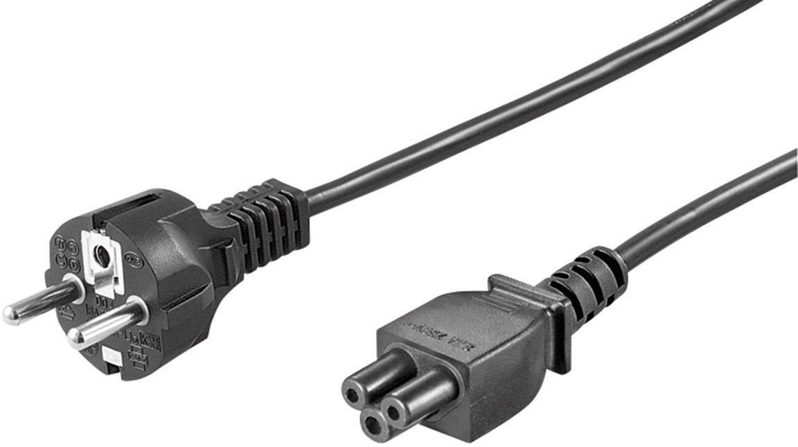 Goobay 93586 Strom Netzkabel Schwarz 1.80 m