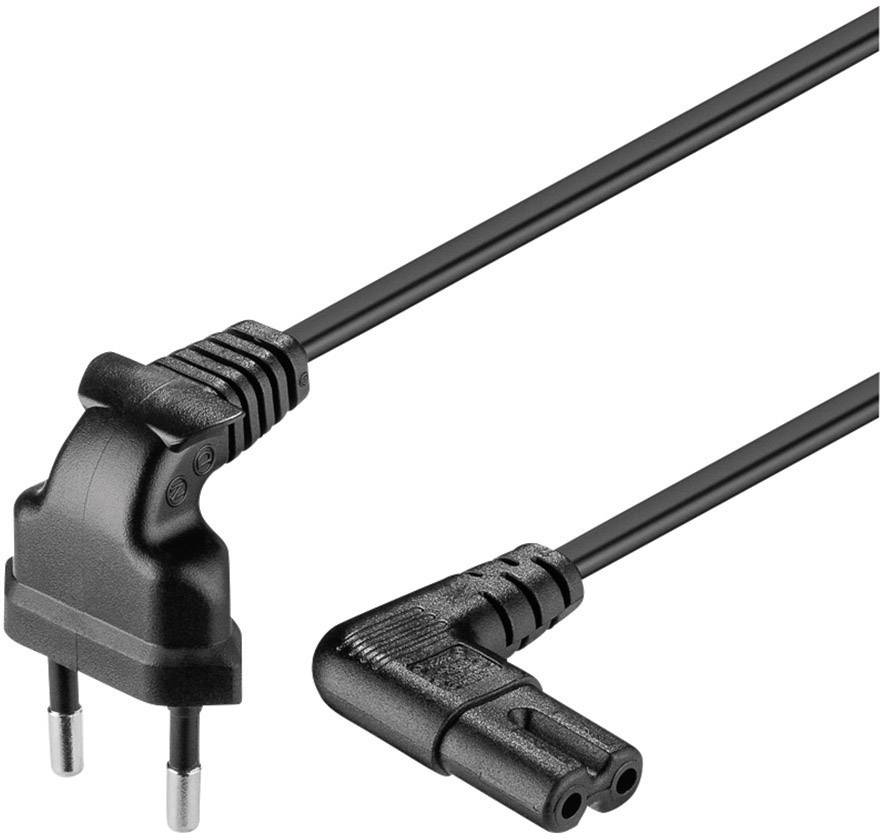 Goobay 97344 Strom Netzkabel Schwarz 0.75 m