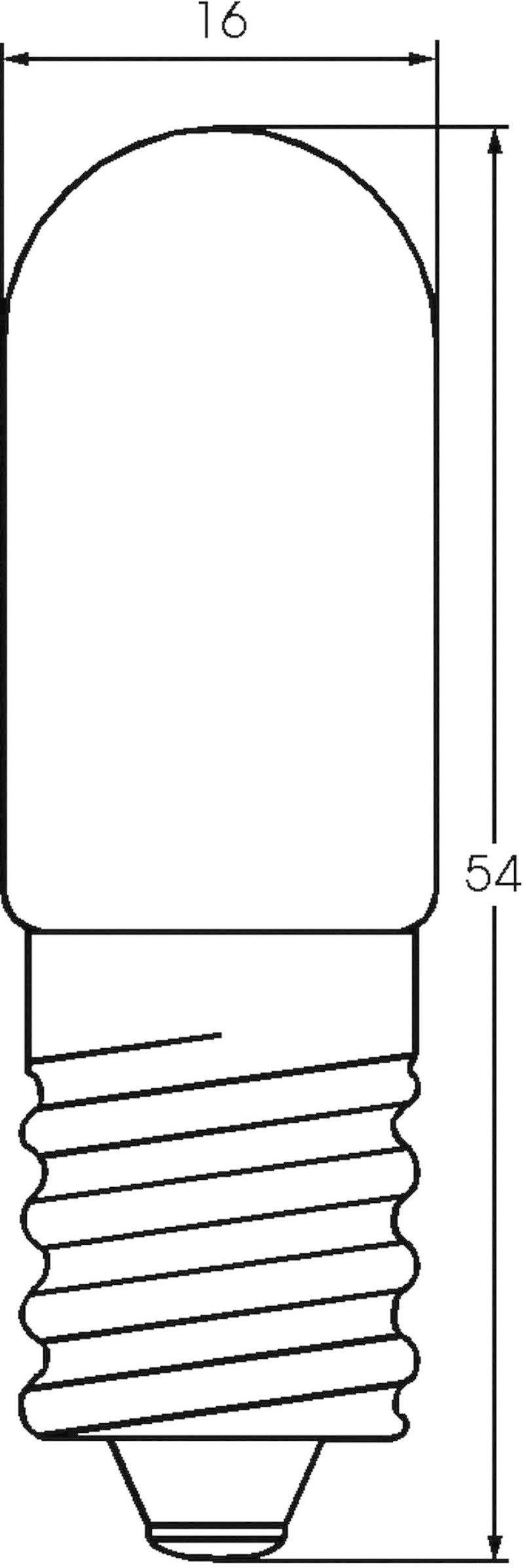 Barthelme 00114205 Kleinröhrenlampe 42V 5W E14 Klar