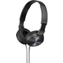 Sony MDR-ZX310 On Ear Kopfhörer kabelgebunden Schwarz Faltbar