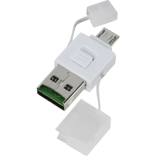 USB smartphone/table card reader Renkforce OTG102 USB 2.0, Micro USB 2.0