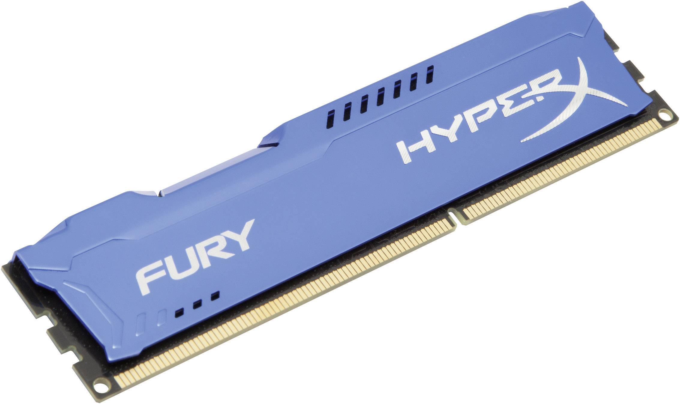 HyperX PC-Arbeitsspeicher Kit Fury Blue HX313C9FK2/8 8GB 2 x 4GB DDR3-RAM 1333MHz CL9 9-9-36