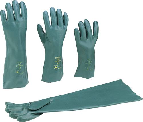 EKASTU Sekur 381 635 Polyvinylchlorid Chemiekalienhandschuh Größe (Handschuhe): 10, XL EN 374 , EN