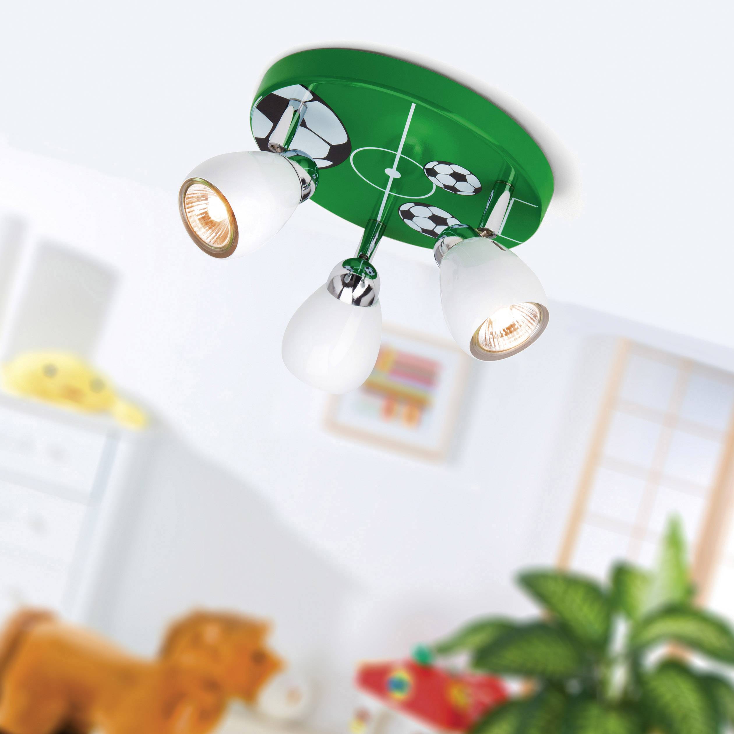 Brilliant Soccer Deckenleuchte Halogen GU10 50W Bunt
