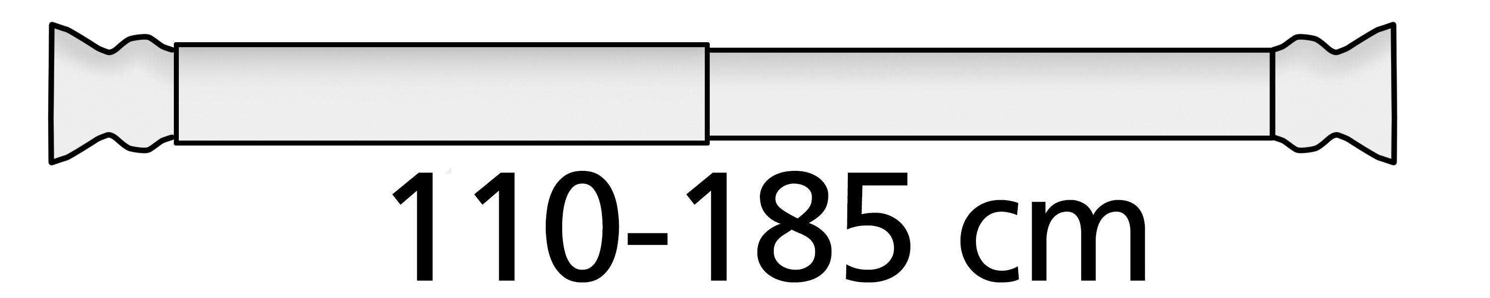 Wenko 19203800 Duschstange Aluminium, Kunststoff Weiß ausziehbar 1 St.