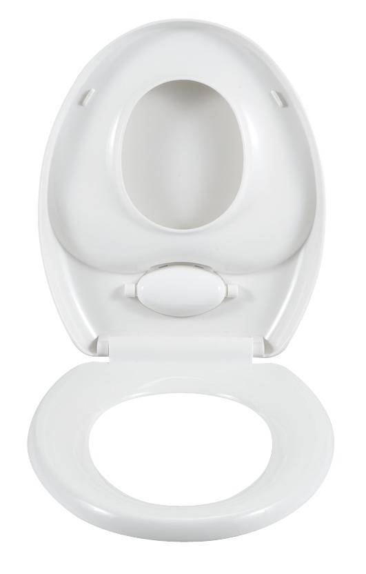 Wenko 110003800 Family WC-Sitz Duroplast rostfrei, mit Absenkautomatik