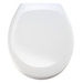 Wenko 18394800 Premium Ottana WC-Sitz Befestigungsclip Duroplast mit Absenkautomatik, rostfrei