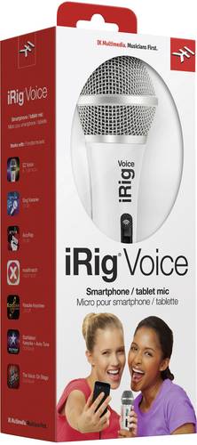 IK Multimedia iRig Voice Hand Gesangs-Mikrofon Übertragungsart:Kabelgebunden