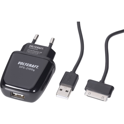 VOLTCRAFT SPS-2100g SPS-2100g USB-Ladegerät Steckdose Ausgangsstrom (max.) 2100 mA 1 x USB, Galaxy