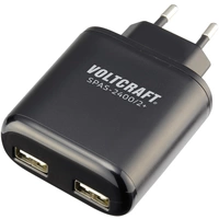 VOLTCRAFT SPAS-2400/2+ SPAS-2400/2+ USB-Ladegerät Steckdose Ausgangsstrom (max.) 4800mA 2 x USB VOLTCRAFT SPAS-2400/2+ SPAS-2400/2+ USB-Ladegerät Steckdose Ausgangsstrom (max.) 4800mA 2 x USB