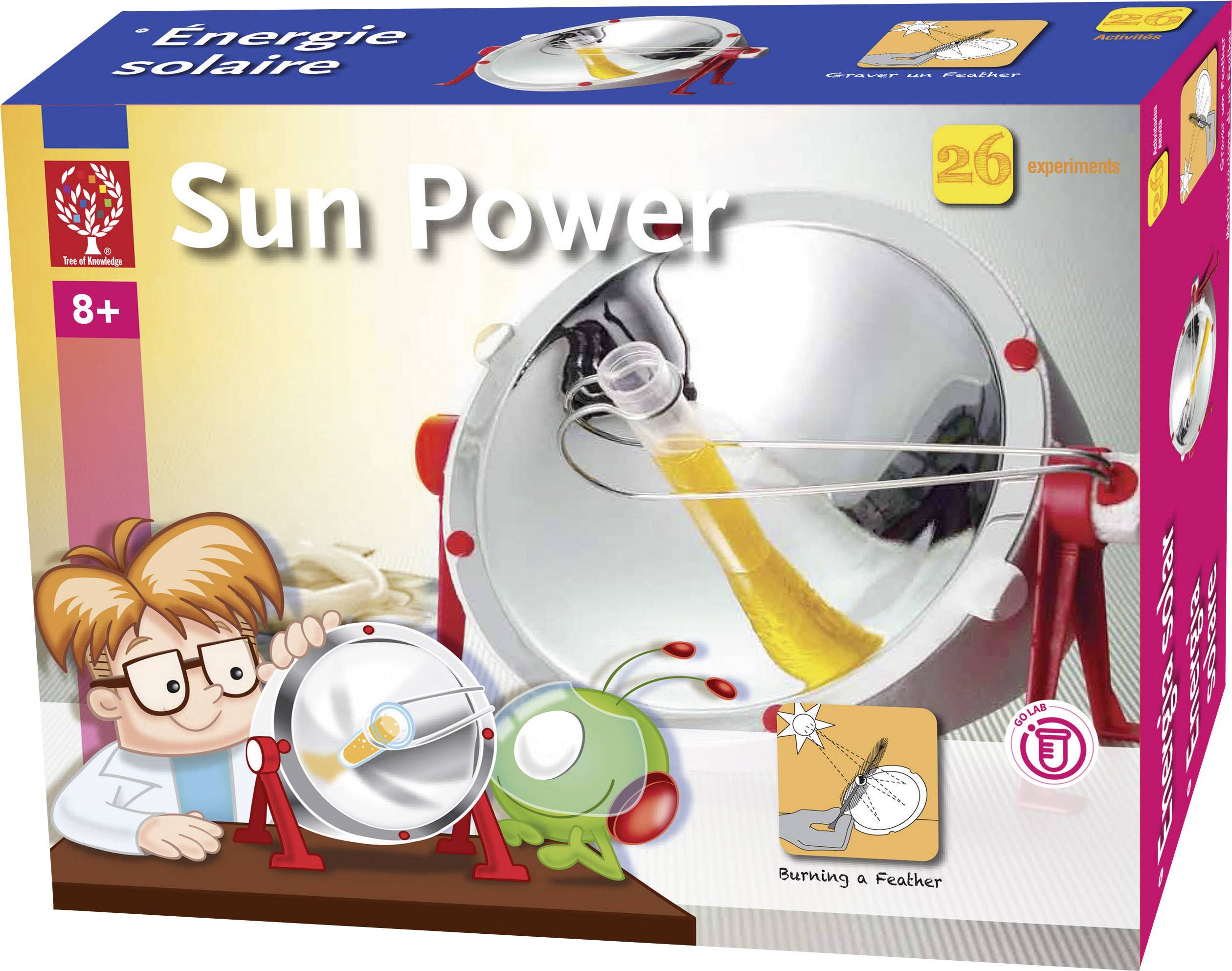 EDU Toys 3050 SUN Power Alternative Energien, Erneuerbare Energien Experimentierkasten ab 8 Jahre