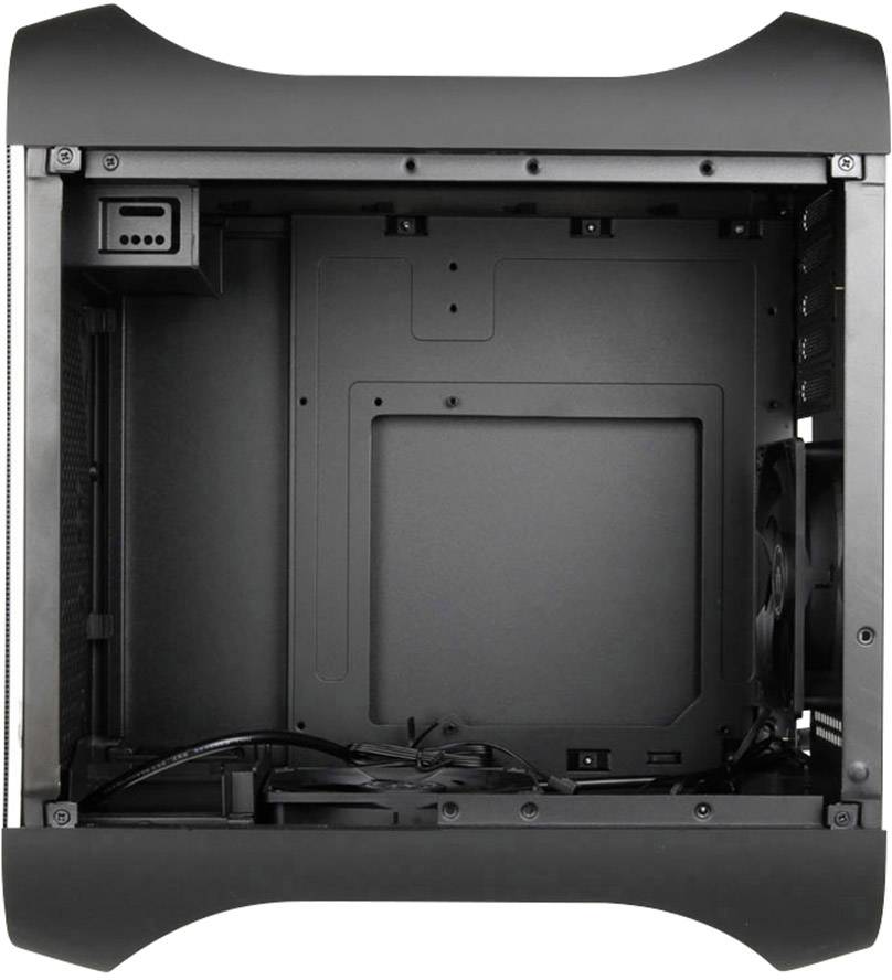 Bitfenix Prodigy M Micro-ATX Tower PC-Gehäuse Schwarz 1 vorinstallierter Lüfter