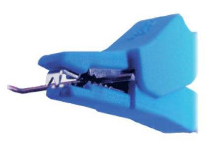 Stäubli SKK-200 RT Sicherheits-Abgreifklemme Steckanschluss 2mm CAT III 600V Rot