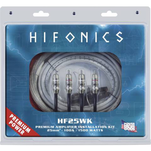 Hifonics PREMIUM KIT HF25WK Car HiFi Endstufen-Anschluss-Set