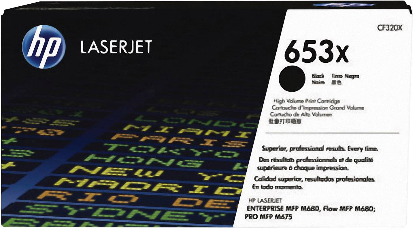 HP Toner 653X Original Schwarz 21000 Seiten CF320X