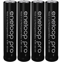 Panasonic eneloop Pro HR03 Micro (AAA)-Akku NiMH 900 mAh 1.2 V 4 St. Panasonic eneloop Pro HR03 Micro (AAA)-Akku NiMH 900 mAh 1.2 V 4 St.