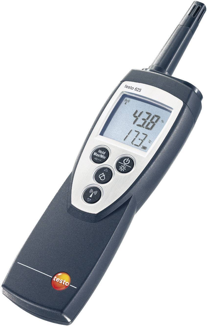 testo 625 Luftfeuchtemessgerät (Hygrometer) 0 % rF 100 % rF Taupunkt-/Schimmelwarnanzeige