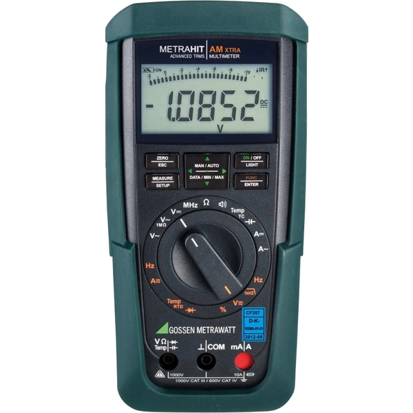 Gossen Metrawatt METRAHIT AM X-TRA Hand-Multimeter kalibriert (DAkkS-akkreditiertes Labor) digital CAT III 1000 V, CAT IV 600V Gossen Metrawatt METRAHIT AM X-TRA Hand-Multimeter kalibriert (DAkkS-akkreditiertes Labor) digital CAT III 1000 V, CAT IV 600V
