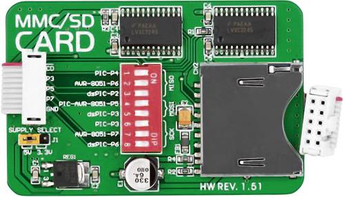 BOARD MEMORY MMC/SD CARD S MIKROE-3 MKE