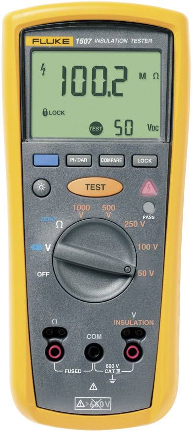 Fluke 1507 Isolationsmessgerät 50 V, 100 V, 250 V, 500 V, 1000V 10 GΩ