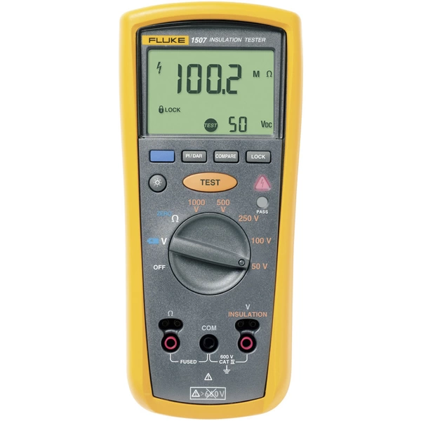 Fluke 1507 Isolationsmessgerät 50 V, 100 V, 250 V, 500 V, 1000V 10 GΩ Fluke 1507 Isolationsmessgerät 50 V, 100 V, 250 V, 500 V, 1000V 10 GΩ