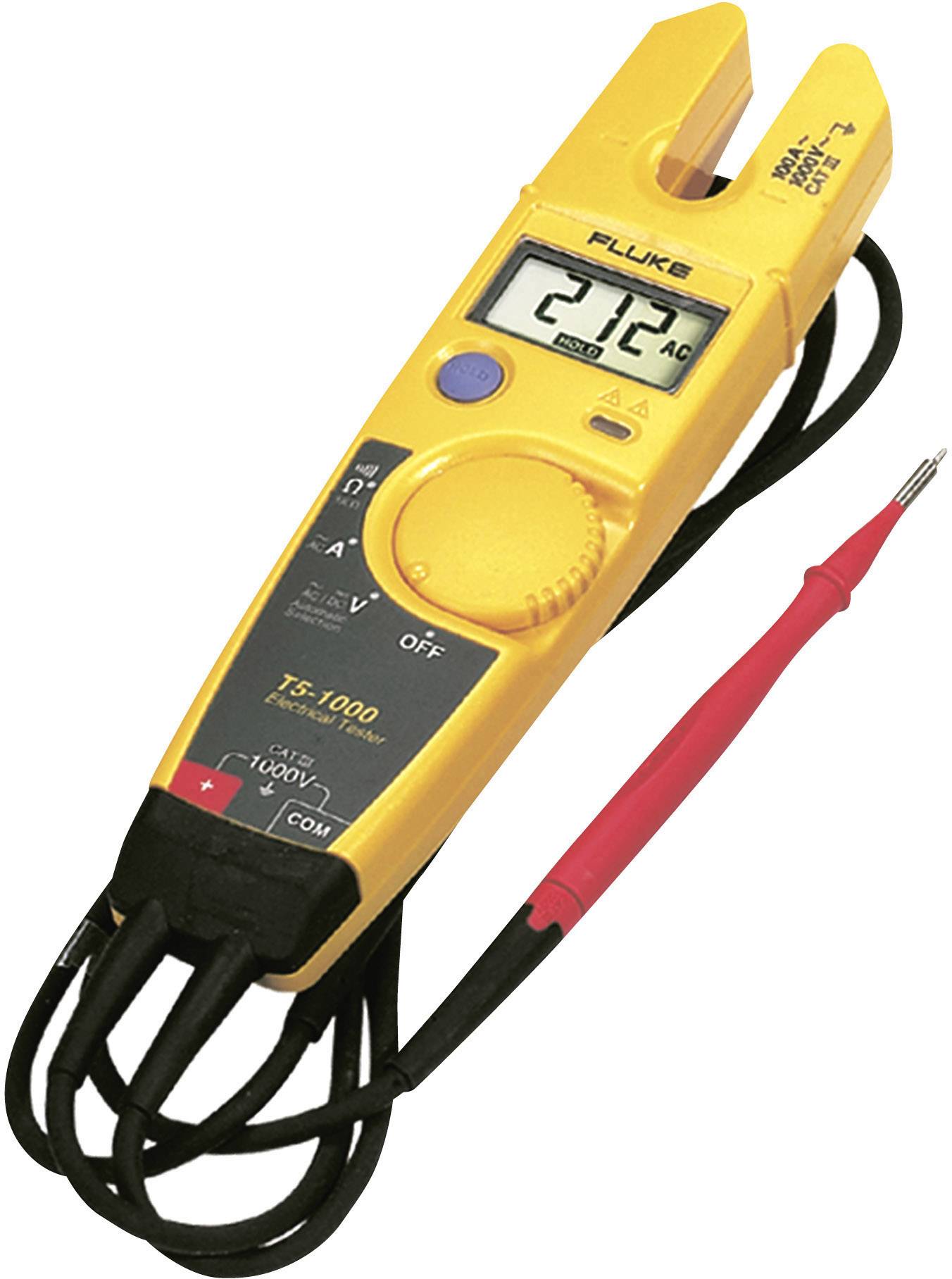 Fluke T5-1000 Zweipoliger Spannungsprüfer CAT III 1000V LCD, Akustik