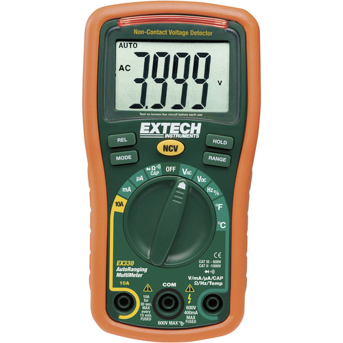 Extech EX330 Hand-Multimeter digital CAT III 600V Anzeige (Counts): 4000