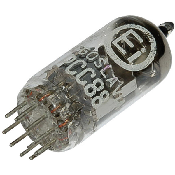 PCC 88 = 7 DJ 8 Elektronenröhre Doppeltriode 90V 15mA Polzahl: 9 Sockel: Noval Inhalt 1St.