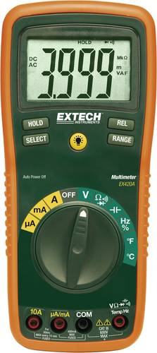 Extech EX420 Hand-Multimeter digital CAT III 600V Anzeige (Counts): 4000
