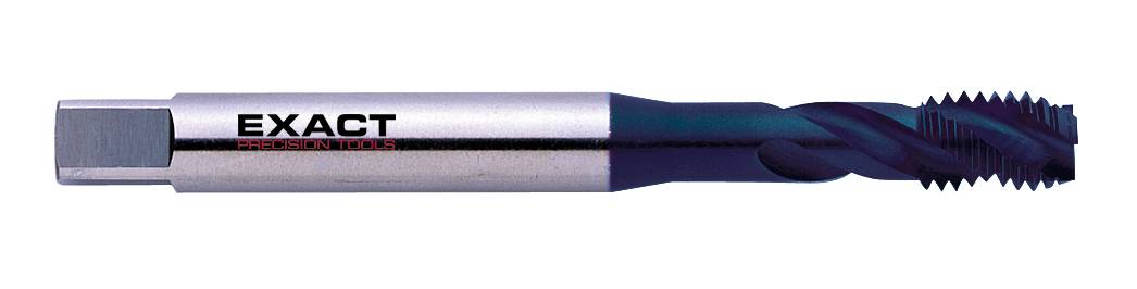 Schraubendreher-Bit mit Metallspitze und Markenbeschriftung 'EXACT'. Hauptsächlich für Schneiden in Metall oder Holz verwendet.