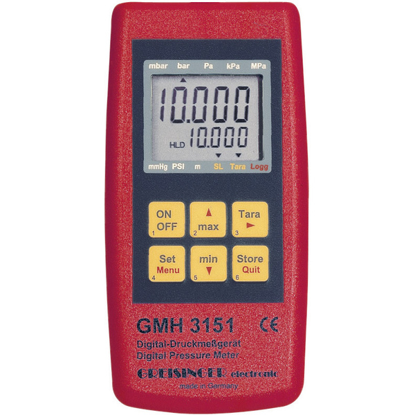 Greisinger GMH 3151 Druck-Messgerät Luftdruck 0.0025 - 0.6 bar