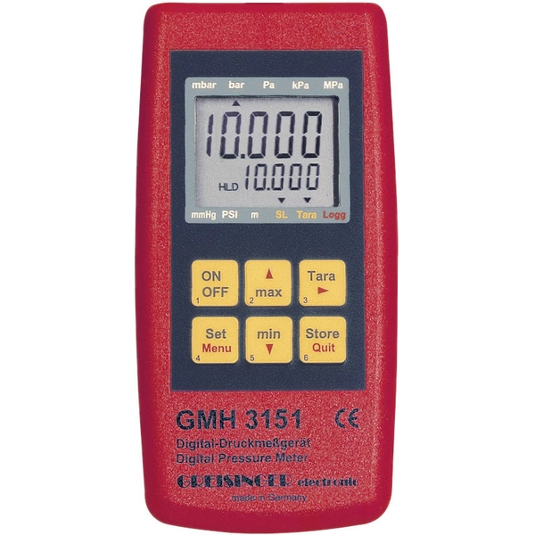 Greisinger GMH 3151 Druck-Messgerät Luftdruck 0.0025 - 0.6 bar Greisinger GMH 3151 Druck-Messgerät Luftdruck 0.0025 - 0.6 bar